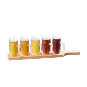 Bier � Brett gerade mit Kr�gen 0,125l