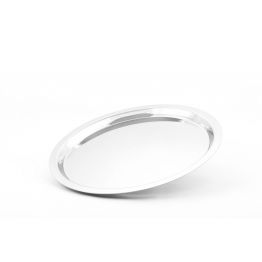 Mehr Produktinformationen Rundes Edelstahltablett 40 cm