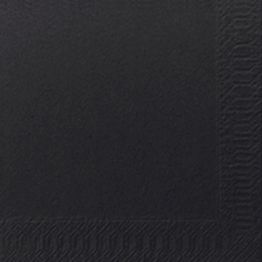Mehr Produktinformationen Serviette 24 x 24 cm 2-lagig schwarz (300�Stck)