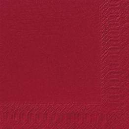 Mehr Produktinformationen Serviette 40 x 40 cm 2-lagig bordeauxrot (125�Stck)