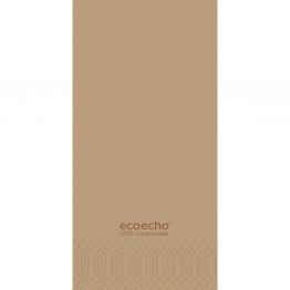 Mehr Produktinformationen Serviette 40 x 40 cm 2-lagig ECO braun 1/8 gefaltet (300 Stck) Mehr Produktinformationen Serviette 40 x 40 cm 2-lagig ECO braun 1/8 gefaltet (300 Stck)