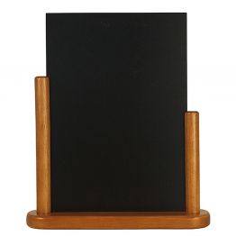 Elegante Tischplatten - RahmenAus hartem Massivholz mit wetterfestem Lack. Sie sind beidseitig mit einer abnehmbaren Beschriftungsfl�che versehen.