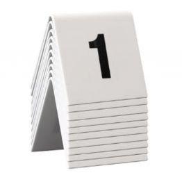 Edelstahlst�nder mit numerischer Markierung