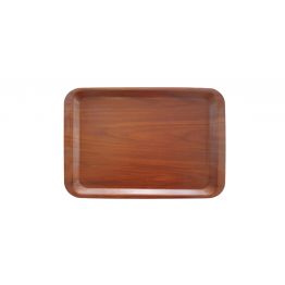 Mehr Produktinformationen Tablett Melamin 43 x 61 cm braun rutschfest