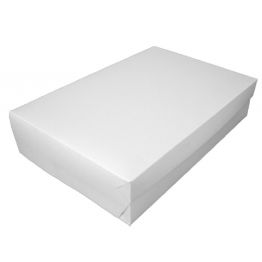 Pack N Trade Kuchenschachteln – 10 Stück, 20,3x20,3x12,7 Cm, Weiß, Aus Stabilem Karton, Für Transport & Aufbewahrung