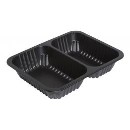 Mehr Produktinformationen Schwarze zweiteilige Sch�ssel 227 x 178 x 45 (216�Stck)