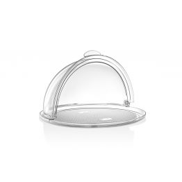 Mehr Produktinformationen Runder Deckel aus Polycarbonat, Durchmesser 39 cm. Rolltop