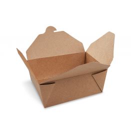 Mehr Produktinformationen Food box Kraft M 15 x 12 x 6,5 cm 1300 ml (50�Stck)